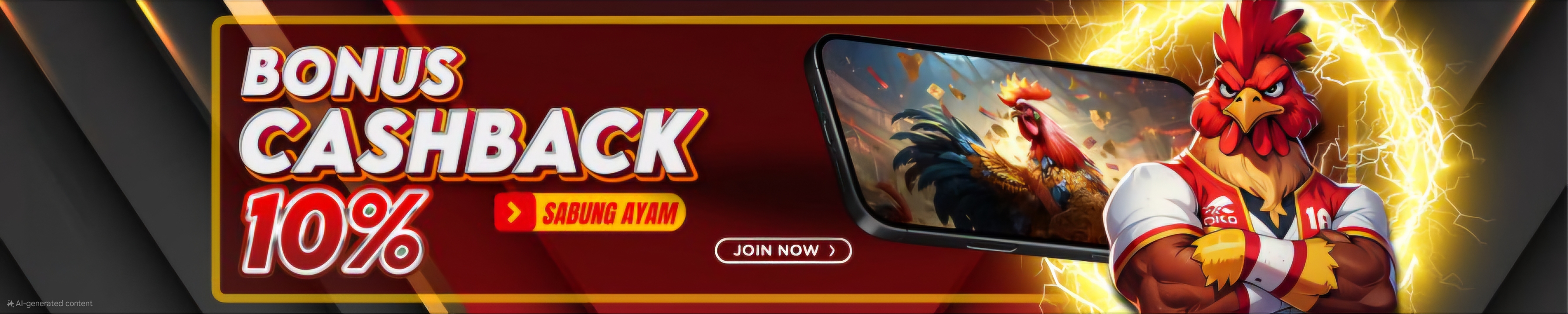 BONUS CASHBACK 10%